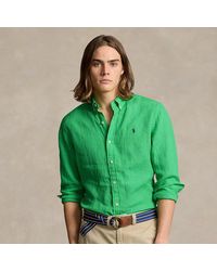 Polo Ralph Lauren - Custom Fit Linen Shirt - Lyst