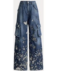 Ralph Lauren Collection - Cargo-Jeans Berke mit weitem Bein - Lyst