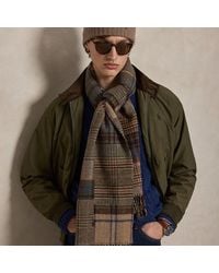 Polo Ralph Lauren - Patchwork Plaid Wool-Blend Scarf - Lyst