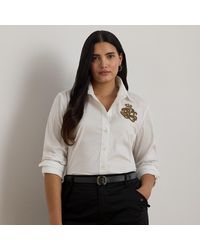 Ralph Lauren - Ralph Lauren Classic Fit Logo Cotton-Blend Shirt - Lyst