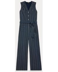 RRL - Tuta in jersey indaco stampato - Lyst