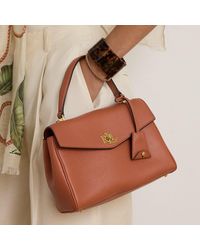 Ralph Lauren - Kleine Nappaleder-Umhängetasche Farrah - Lyst