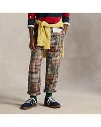 パンツ 90s Ralph Lauren Cotton Madras Patchwork Polo Prepster Patchwork Madras Pant