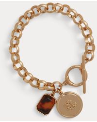 Lauren by Ralph Lauren - Bracelet flexible avec pierres - Lyst