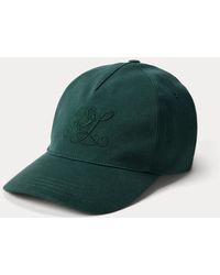Ralph Lauren - Ralph Lauren Monogram Twill Ball Cap - Lyst