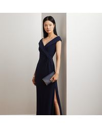 Ralph Lauren - Jersey Off-The-Shoulder Gown - Lyst