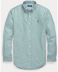 Polo Ralph Lauren Camisa Custom Fit de popelina elástica - Multicolor