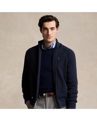 Polo Ralph Lauren - Baumwoll-Pullover mit Reißverschluss - Lyst