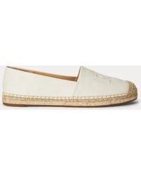 Ralph Lauren - Cameryn Nappa Leather Espadrille - Lyst