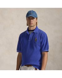 Ralph Lauren - Polo Bear Garment-Dyed Mesh Polo Shirt - Lyst