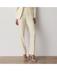 Ralph Lauren - Seth Wool Crepe Tuxedo Trouser - Lyst
