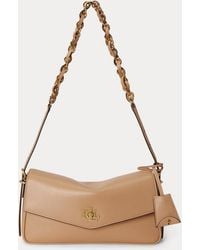 Ralph Lauren - Nappa Leather Medium Farrah Shoulder Bag - Lyst