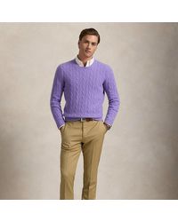 Ralph Lauren - Slim-fit Wool Twill Trouser - Lyst