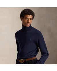 Polo Ralph Lauren - Washable Wool Turtleneck Sweater - Lyst