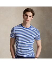 Polo Ralph Lauren - Custom Slim Fit Striped Jersey T-Shirt - Lyst