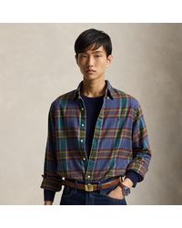 Polo Ralph Lauren - Custom Fit Plaid Flannel Shirt - Lyst