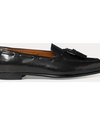 Damen Flache Schuhe Ralph Lauren Flache Schuhe Ralph Lauren Leder Oxford-Schuh Kaci aus poliertem Kalbsleder in Braun 