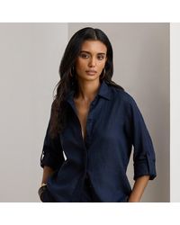 Ralph Lauren - Camisa De Lino Relaxed Fit - Lyst