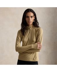 Ralph Lauren - Stretch Jersey Quarter-Zip - Lyst