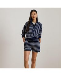 Ralph Lauren - Pantalón Corto De Rizo Con Rayas - Lyst
