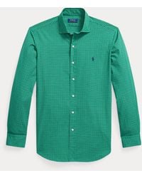 Polo Ralph Lauren - Custom Fit Checked Poplin Shirt - Lyst