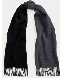 Polo Ralph Lauren - Fringe-Trim Wool Scarf - Lyst