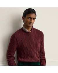 Ralph Lauren - Cable-Knit Cashmere Jumper - Lyst