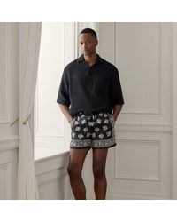 Ralph Lauren - 11.5 Cm Amalfi Linen Swimming Trunks - Lyst