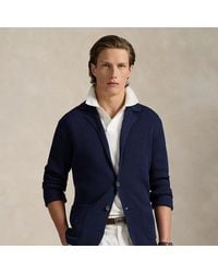 Ralph Lauren - Cárdigan Tipo Blazer De Algodón - Lyst