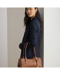 Ralph Lauren - Leather Large Marcy Zip Satchel - Lyst