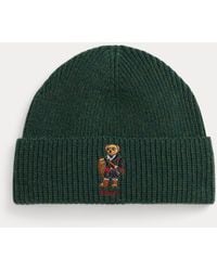 Ralph Lauren - Polo Bear Rib-Knit Beanie - Lyst