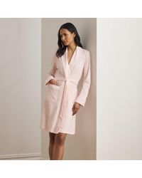 Ralph Lauren - Striped Interlock Shawl-Collar Robe - Lyst