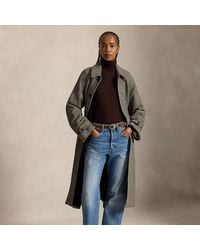 Polo Ralph Lauren - Wool-Blend Herringbone Balmacaan Coat - Lyst