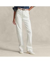Polo Ralph Lauren - Jeans Straight Fit de tiro alto - Lyst