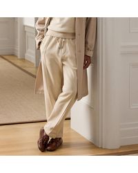 Ralph Lauren - Cotton-Cashmere Fleece Trouser - Lyst