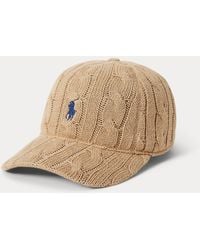 Polo Ralph Lauren - Casquette De Baseball Torsadée En Coton - Lyst