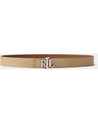 Ralph Lauren - Reversible Leather Logo Belt - Lyst