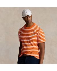 Polo Ralph Lauren - Ralph Lauren Striped Jersey Crewneck T-shirt - Lyst