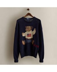 Ralph Lauren - 1992 Hand-Knit Bear Sweater - Lyst