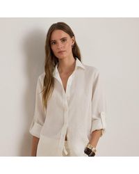 Ralph Lauren - Camisa De Lino - Lyst
