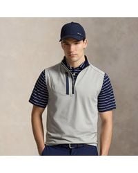 Ralph Lauren - Stretch Jersey Quarter-Zip Gilet - Lyst