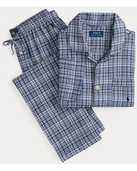Polo Ralph Lauren - Karierter Pyjama Aus Flanell - Lyst