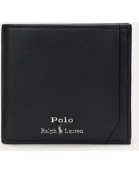 Polo Ralph Lauren - Smooth Leather Billfold Coin Wallet - Lyst