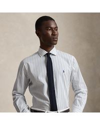 Polo Ralph Lauren - Custom Fit Striped Poplin Shirt - Lyst