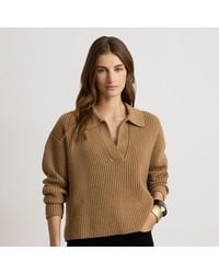Ralph Lauren - Wool-Blend Polo Sweater - Lyst
