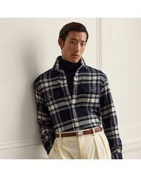Ralph Lauren - Geruit Flanellen Overhemd - Lyst
