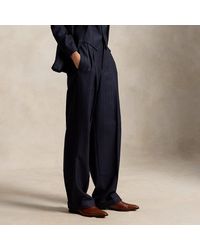 Polo Ralph Lauren - Bacall Pinstripe Wool Trouser - Lyst