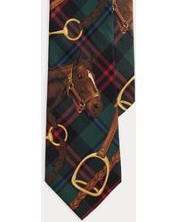 Polo Ralph Lauren - Graduate Equestrian-Plaid Silk Tie - Lyst