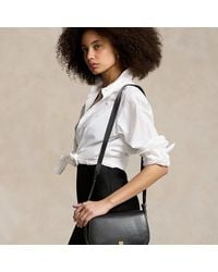 Ralph Lauren - Polo Id Leather Saddle Bag - Lyst