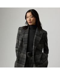 Ralph Lauren - Giacca Kent in lana scozzese - Lyst